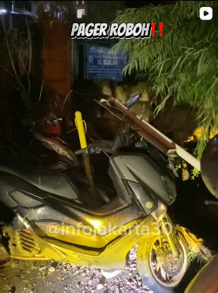 Pager roboh di dalam parkiran apartemen puri park view.😱 Fakmen.🥴